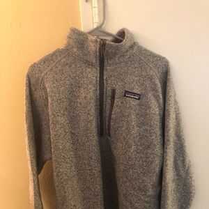 Grey Patagonia Men’s Sweater, Fleece Jacket